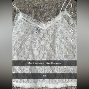 never worn brand new lace top